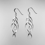 Silver earrings