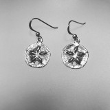 Sand dollar earrings