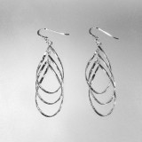 Silver Earrings  3492