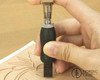 Adjustable yoke swivel knife for leather tooling