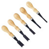 Ivan Leathercraft French Edge Skiving Tools in five sizes