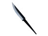 Laurin Puukko 95 blade showing stick tang