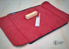 Big Fudge knife assembly mat with knife parts on padded work surface