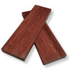 Set of 2 Jarrah knife handle scales for knife making
