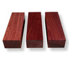 Natural red-brown grain on Australian Jarrah knife handle blocks