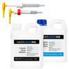 Rapid Cure R90 2 L epoxy kit with 1 L resin and 1 L hardener bottles and two pumps