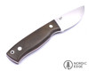 Brisa Skinner 90 Flat elmax - Green micarta