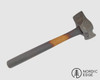 Diagonal Peen Hammer, 2.5 LBS, Northern Iron Forge, RIGHT handed