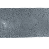 Etched X-Pattern solid stainless Damascus steel surface detail
