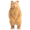 Finished standing bear carving made with the BeaverCraft DIY12 wood carving kit
