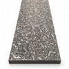 Close-up of Pebble pattern on pre-hardened stainless Damascus steel