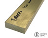 Brass Guard Block, 100 mm (25 x 9.5 mm)