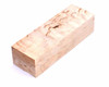 Curly birch handle block – standard grade (120 × 40 × 30 mm)