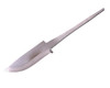 Polar 82 stainless steel knife blade angled view for knife making