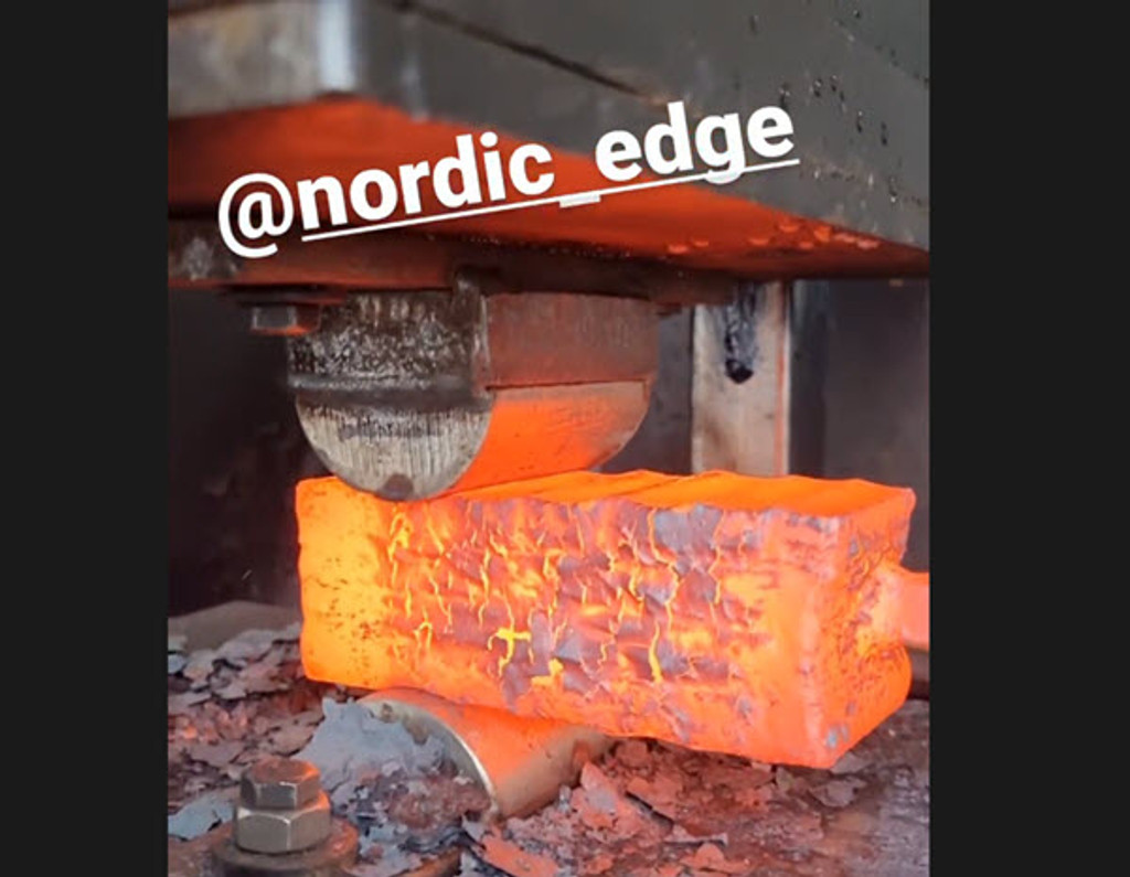 Damascus Steel On The Way Nordic Edge   Damascus Bars Australia Nordicedge.com.au 600 