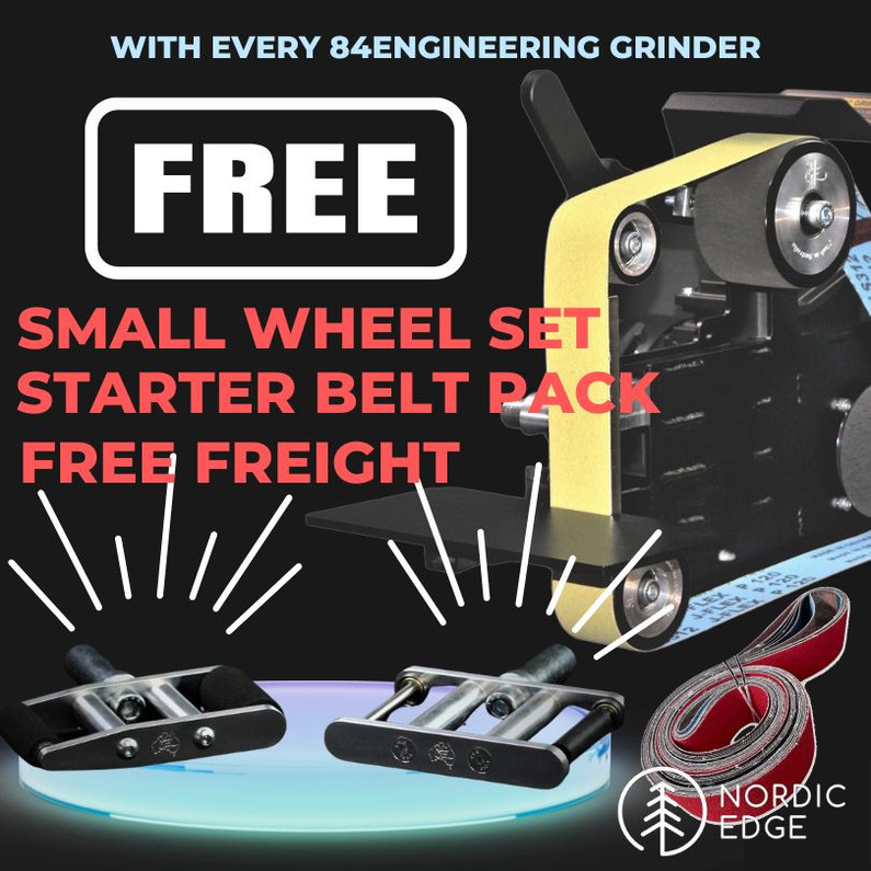 FREE Small Wheel Set with 84 Engineering Grinder