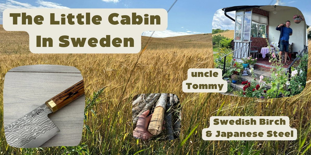 The little cabin in Sweden - and a knife