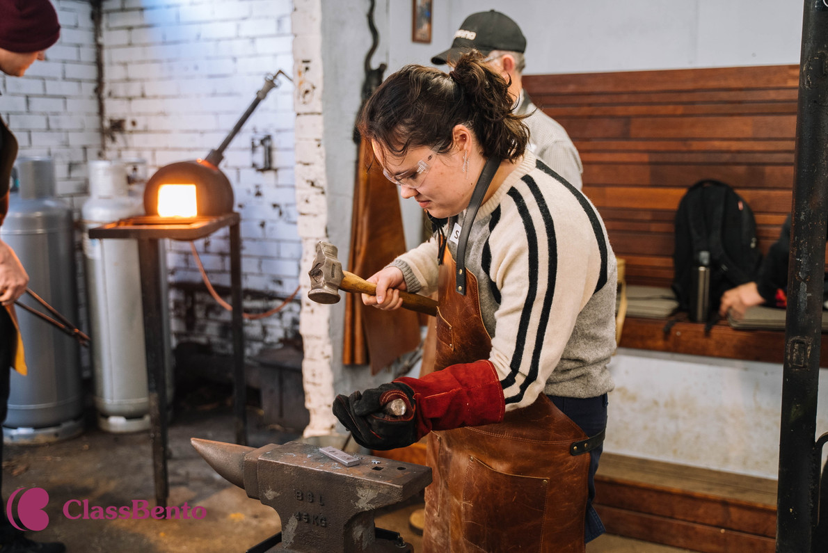 Blacksmithing Beginner Workshop Photos