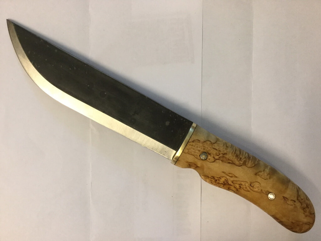 Lauri Laplander and Curly Birch Knife by Ranid M