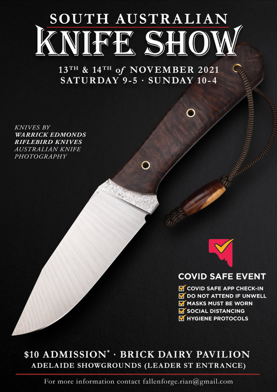 South Australian Knife Show: 13th-14th of November 2021