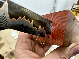 Damascus Core Cu Mai Billet