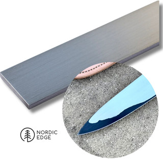 San Mai Billet – 1084 (SK5) Core with 410 Stainless Steel Cladding – 3 × 50 × 600 mm Knife Making Steel