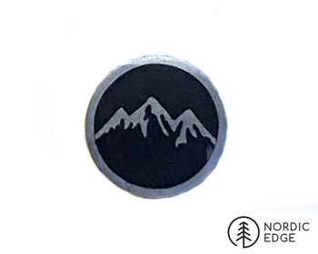 Mosaic Pin, 8 mm, MOUNTAINS