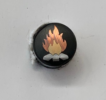 Mosaic Pin, 8 mm, CAMP FIRE