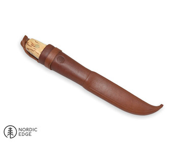 Nordic Knife Design Korpi 90 Knife, 14C28N, Curly Birch