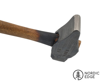 Diagonal Peen Hammer, 2.5 LBS, Northern Iron Forge, RIGHT handed