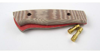 Brisa Handle Scales, Brown Micarta Brisa Handle Scales, Brown Micarta