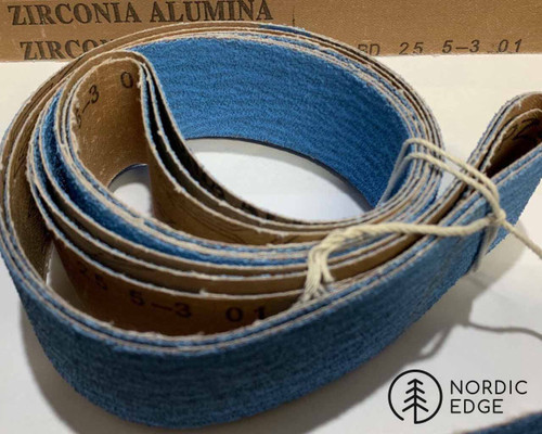 Zirconia Abrasive Belts for Handles 2x72", 120 grit (3-pack)