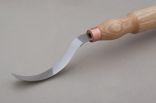 Large Hook Knife for Spoon Carving with Long Handle, SK3 Long