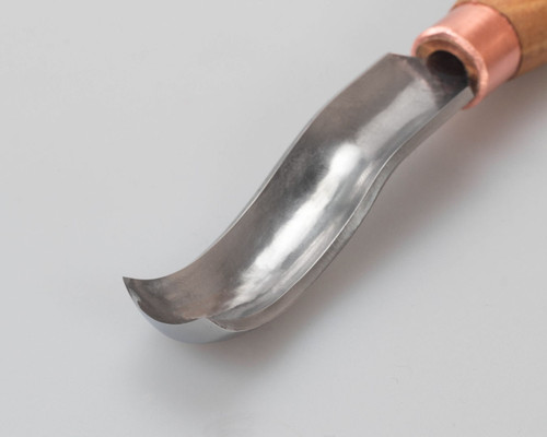 Compact Short Bent Gouge, Sweep 8 (14 mm edge)