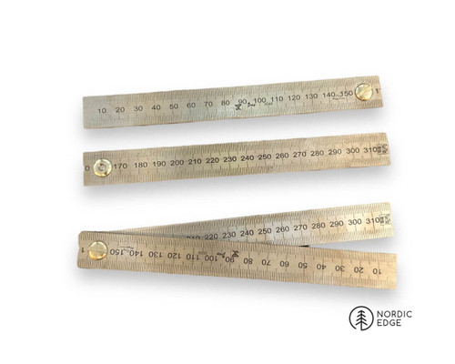 The 320 mm folding brass ruler