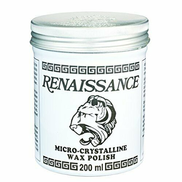 Renaissance Wax 200 ml Micro-Crystalline Polish Tin – Protects Metal, Wood, Leather & Antiques
