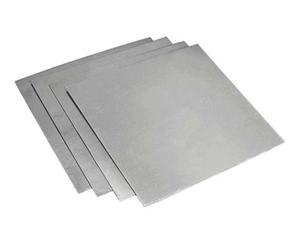 Nickel silver spacer material plate 40 x 40 x 1 mm
