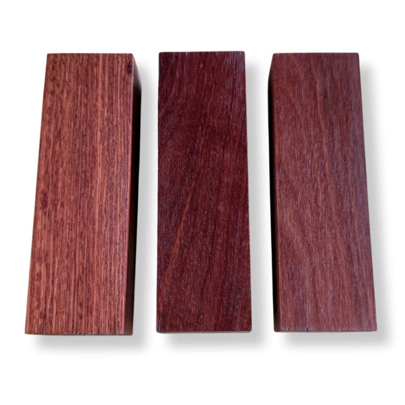 Australian Jarrah knife handle blocks 145 × 45 × 30 mm