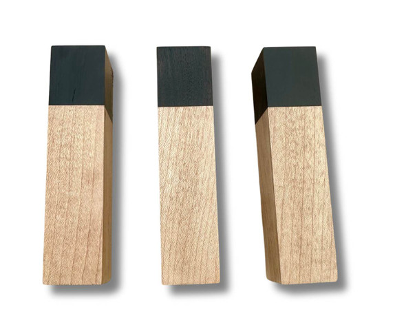 Pre-milled Maple and Macassar Ebony Block Pre-milled Maple and Macassar Ebony Block