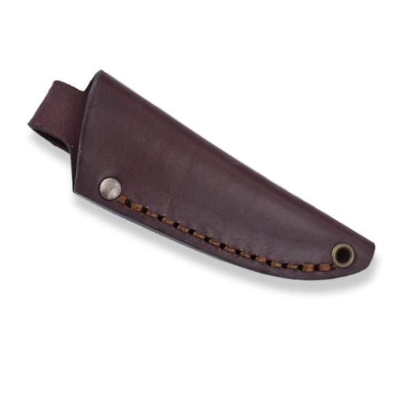 Necker 70 brown leather knife sheath