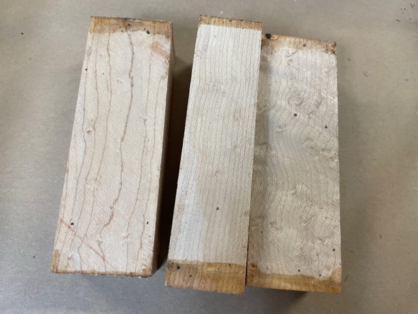 Birdseye Maple Handle Block Birdseye Maple Handle Block