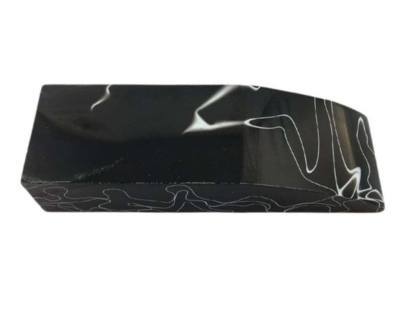 Acrylic Handle Block, White in Black Acrylic Handle Block, White in Black
