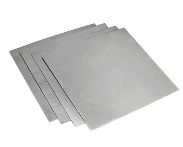 Nickel silver spacer material plate 40 x 40 x 1 mm