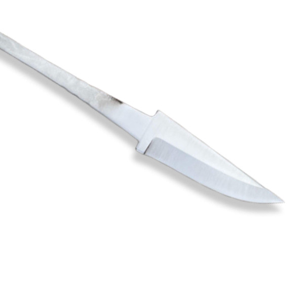 Laurin 80 whittling blade in stainless steel with hidden tang, 80 mm blade length