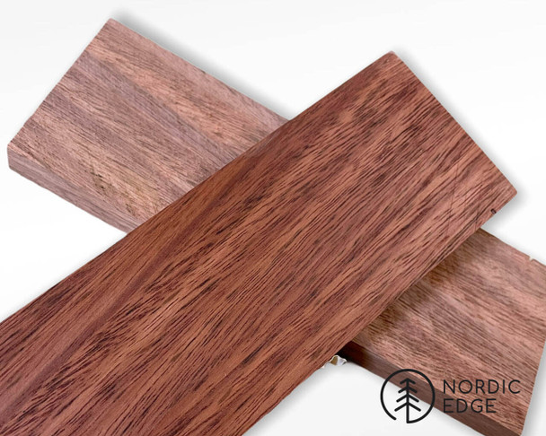 Australian Jarrah knife handle scales – set of 2 (150 × 50 × 10 mm)