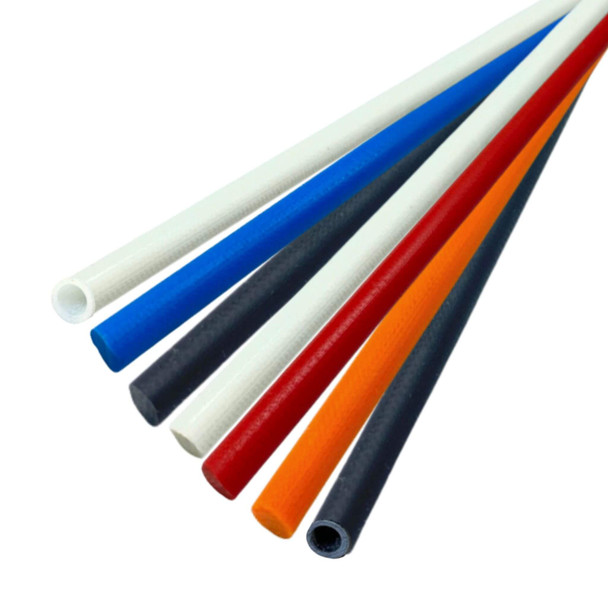 G10 handle pins and lanyard tubes in Black, White/Grey, Red, Blue and Orange – 1/8″ (3.175 mm), 1/4″ (6.35 mm) and 6.5 mm