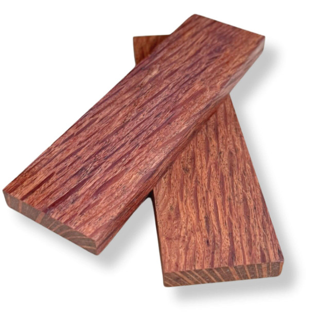 WA Sheoak knife handle scales, set of 2, crossed view