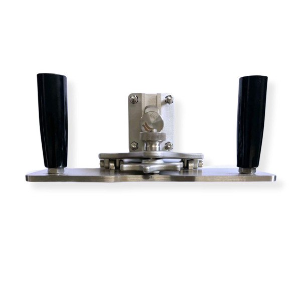 Stainless steel bevel grinding jig (standard model) – front view