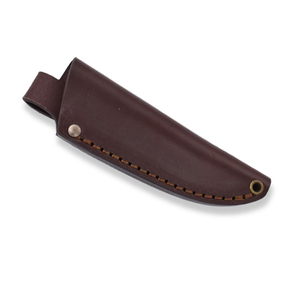 Brisa Bobtail 80 brown leather knife sheath