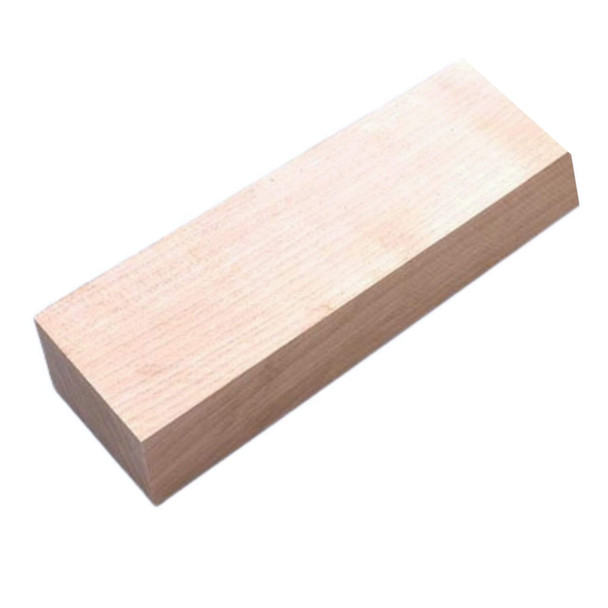 Silver birch block 130 × 40 × 30 mm plain light wood for knife handles and woodworking